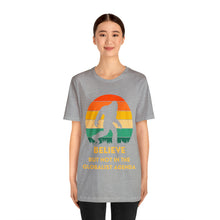 Load image into Gallery viewer, Believe - but not the globalist agenda - Unisex Jersey Short Sleeve Tee