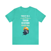 Load image into Gallery viewer, Train Station Kinda Day - Unisex Jersey Short Sleeve Tee