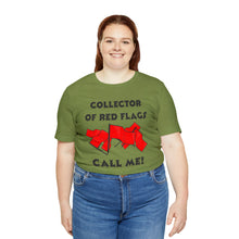 Load image into Gallery viewer, Red Flag - Unisex Jersey Short Sleeve Tee