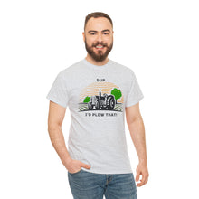 Load image into Gallery viewer, I'd Plow That - Unisex Heavy Cotton Tee