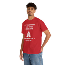 Load image into Gallery viewer, Government Shutdown Season - Unisex Heavy Cotton Tee