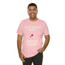 Load image into Gallery viewer, Accepting Sangria - Unisex Jersey Short Sleeve Tee