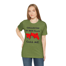 Load image into Gallery viewer, Red Flag - Unisex Jersey Short Sleeve Tee