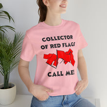 Load image into Gallery viewer, Red Flag - Unisex Jersey Short Sleeve Tee