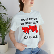 Load image into Gallery viewer, Red Flag - Unisex Jersey Short Sleeve Tee