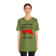 Load image into Gallery viewer, Red Flag - Unisex Jersey Short Sleeve Tee