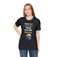 Load image into Gallery viewer, Train Station Kinda Day - Unisex Jersey Short Sleeve Tee