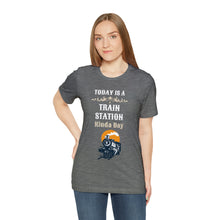 Load image into Gallery viewer, Train Station Kinda Day - Unisex Jersey Short Sleeve Tee