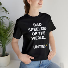 Load image into Gallery viewer, Bad Speelers UNTIE - Unisex Jersey Short Sleeve Tee