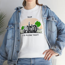 Load image into Gallery viewer, I'd Plow That - Unisex Heavy Cotton Tee