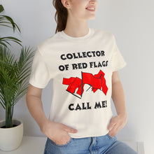 Load image into Gallery viewer, Red Flag - Unisex Jersey Short Sleeve Tee