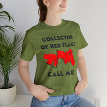 Load image into Gallery viewer, Red Flag - Unisex Jersey Short Sleeve Tee