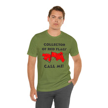 Load image into Gallery viewer, Red Flag - Unisex Jersey Short Sleeve Tee