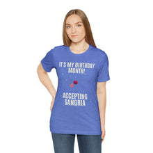 Load image into Gallery viewer, Accepting Sangria - Unisex Jersey Short Sleeve Tee