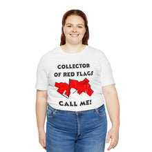 Load image into Gallery viewer, Red Flag - Unisex Jersey Short Sleeve Tee
