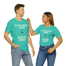 Load image into Gallery viewer, Accepting Sangria - Unisex Jersey Short Sleeve Tee