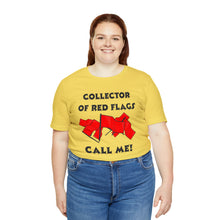 Load image into Gallery viewer, Red Flag - Unisex Jersey Short Sleeve Tee