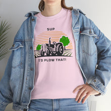 Load image into Gallery viewer, I'd Plow That - Unisex Heavy Cotton Tee