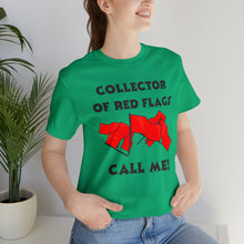 Load image into Gallery viewer, Red Flag - Unisex Jersey Short Sleeve Tee