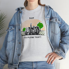 Load image into Gallery viewer, I'd Plow That - Unisex Heavy Cotton Tee