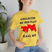 Load image into Gallery viewer, Red Flag - Unisex Jersey Short Sleeve Tee