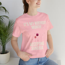 Load image into Gallery viewer, Accepting Sangria - Unisex Jersey Short Sleeve Tee