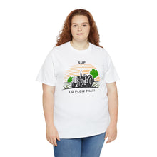 Load image into Gallery viewer, I'd Plow That - Unisex Heavy Cotton Tee