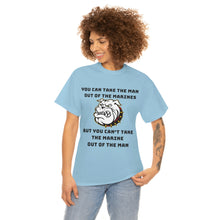 Load image into Gallery viewer, Marine out of the man - Unisex Heavy Cotton Tee