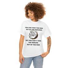 Load image into Gallery viewer, Marine out of the man - Unisex Heavy Cotton Tee
