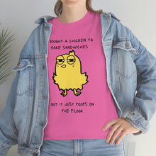 Load image into Gallery viewer, Bought A Chicken - Unisex Heavy Cotton Tee