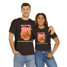 Load image into Gallery viewer, Sex is like pizza - Unisex Heavy Cotton Tee