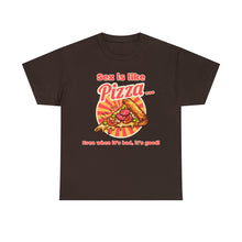 Load image into Gallery viewer, Sex is like pizza - Unisex Heavy Cotton Tee