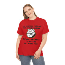 Load image into Gallery viewer, Marine out of the man - Unisex Heavy Cotton Tee