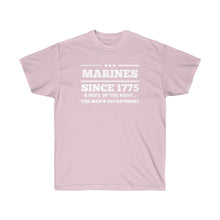 Load image into Gallery viewer, Marines Mens Department of the Navy Ultra Cotton Tee