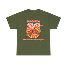 Load image into Gallery viewer, Sex is like pizza - Unisex Heavy Cotton Tee