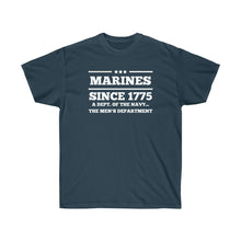 Load image into Gallery viewer, Marines Mens Department of the Navy Ultra Cotton Tee