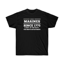 Load image into Gallery viewer, Marines Mens Department of the Navy Ultra Cotton Tee