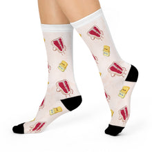 Load image into Gallery viewer, Steak and Butter - Cushioned Crew Socks
