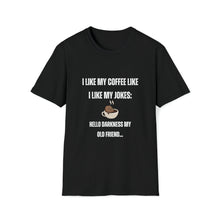 Load image into Gallery viewer, Dark Coffee Friend - Unisex Softstyle T-Shirt
