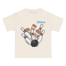 Load image into Gallery viewer, Bowling &amp; Coffee Art T-Shirt, Fun Graphic Short-Sleeve Tee, Perfect for Bowlers, Coffee Lovers Gift, Casual Wear, Summer Style
