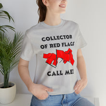 Load image into Gallery viewer, Red Flag - Unisex Jersey Short Sleeve Tee
