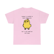 Load image into Gallery viewer, Bought A Chicken - Unisex Heavy Cotton Tee
