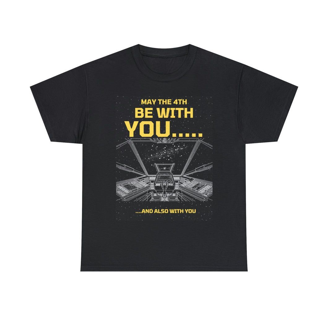 May The Fourth Be With You - Unisex Heavy Cotton Tee